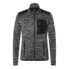 Kübler Strickjacke PULSE DAILY schwarz/neongrün Größe XL