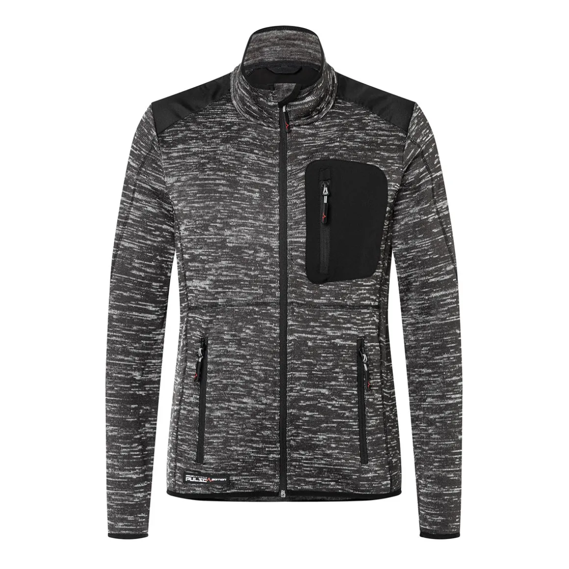 Kübler Strickjacke PULSE DAILY schwarz/neongrün Größe XL