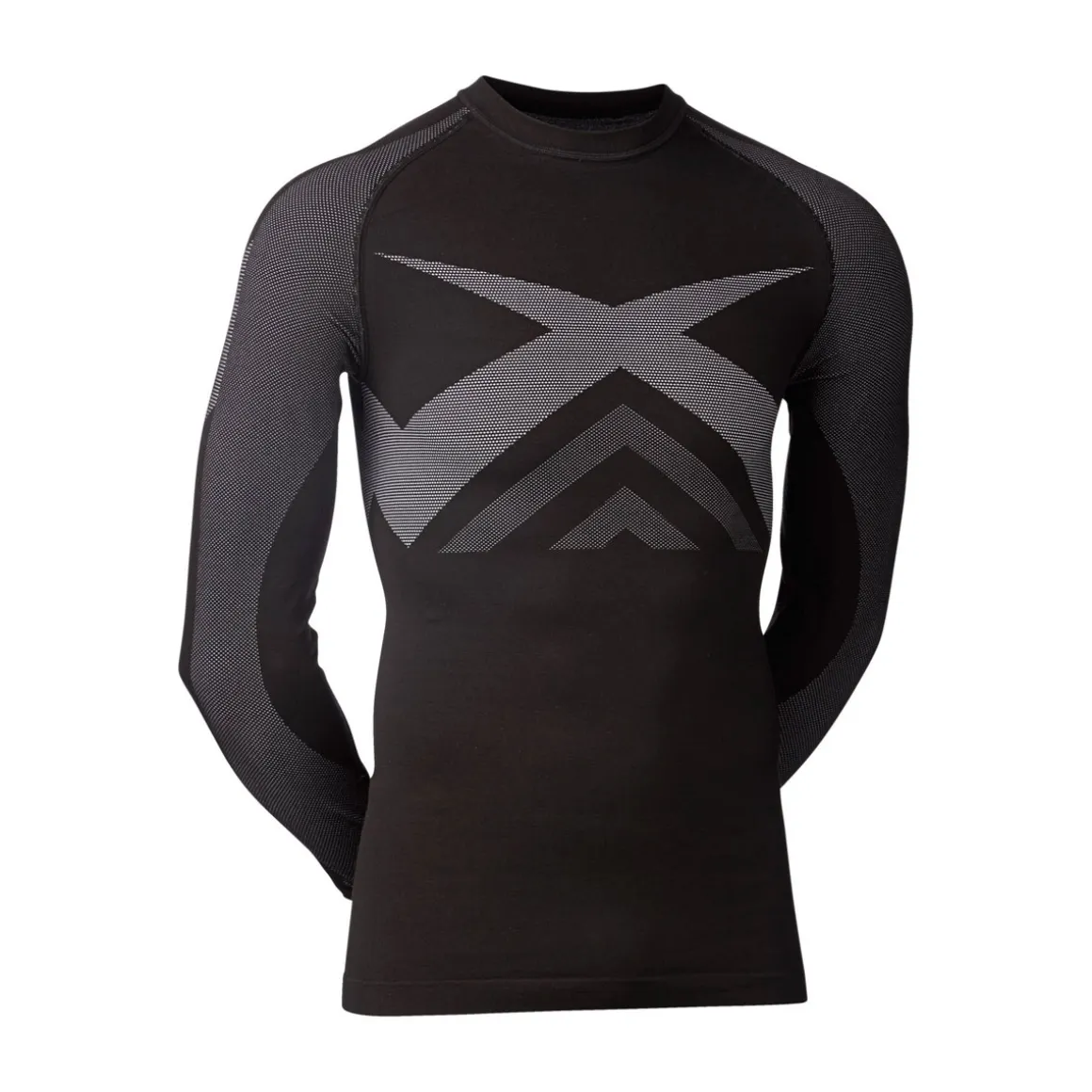 Kübler Funktionsunterhemd grau-schwarz Größe L-XL