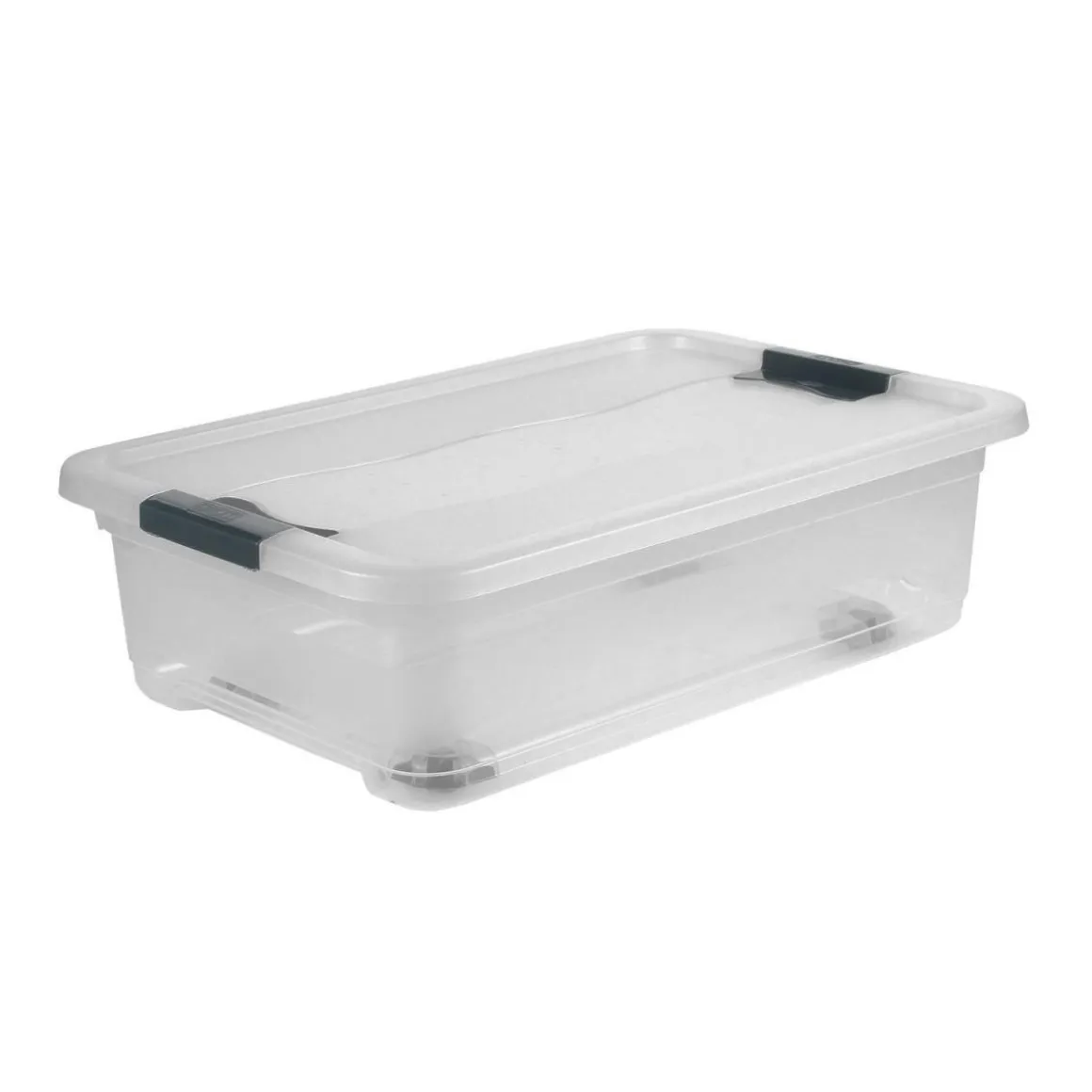 keeeper Kristallbox mit Rollen 28 L 59 x 39 x 18 cm