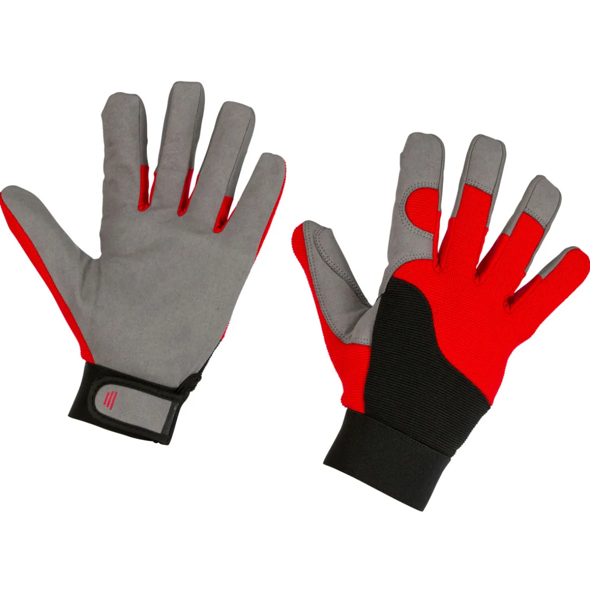 Keron Arbeitshandschuh Zelos Active grau-rot Größe 11/XXL