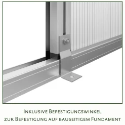 KGT Gewächshaus Lilie III 9,6m² schwarz