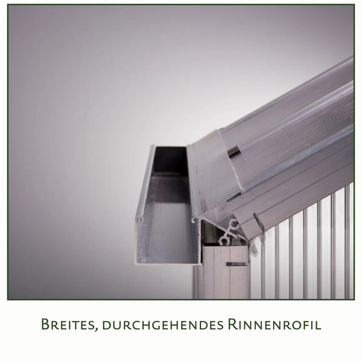 KGT Gewächshaus Orchidee III 9,6m² grün
