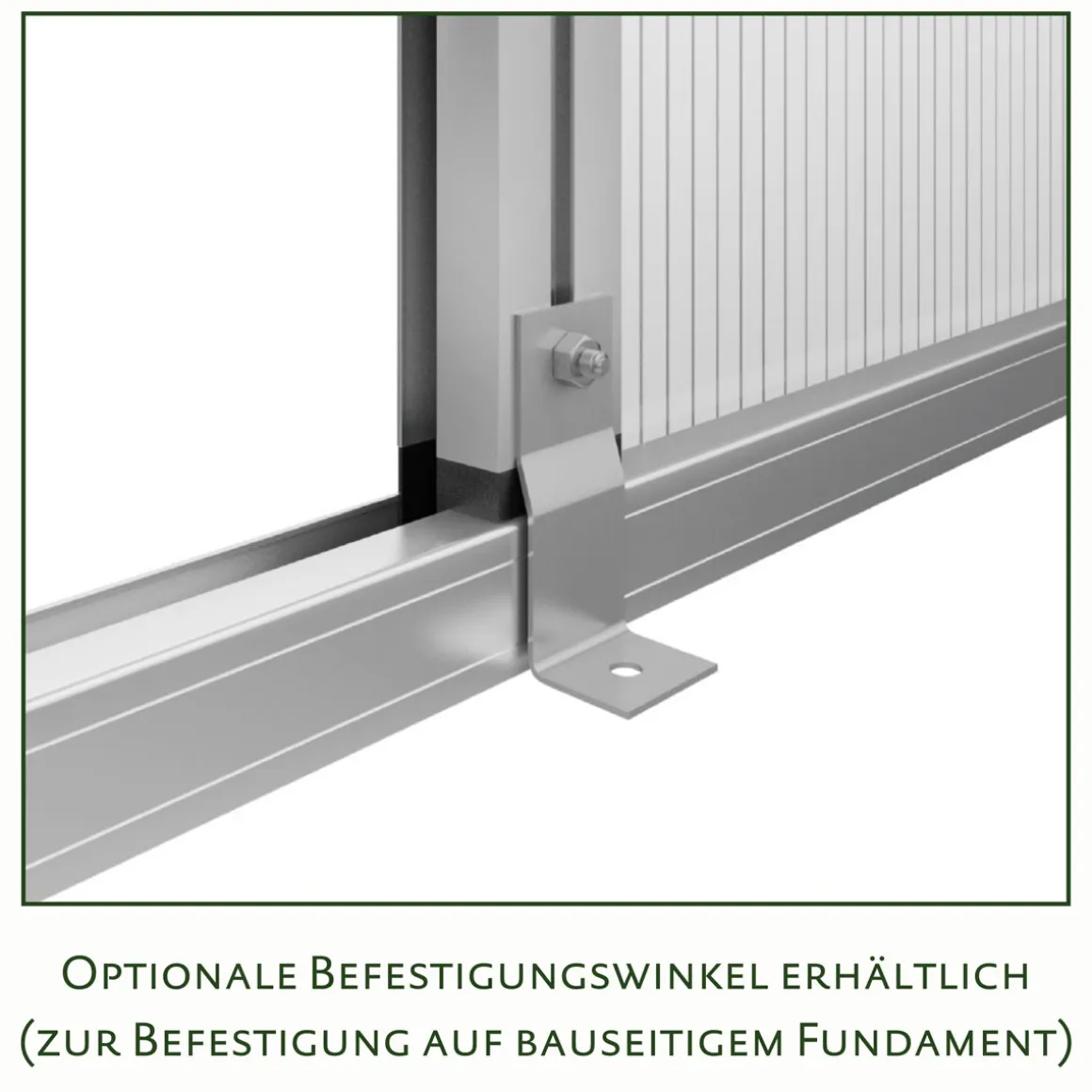 KGT Gewächshaus Rhodo IV 6,8 m² silber