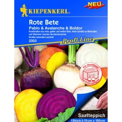 Kiepenkerl Rote Beete Pablo Avalanche Boldor Saatteppich