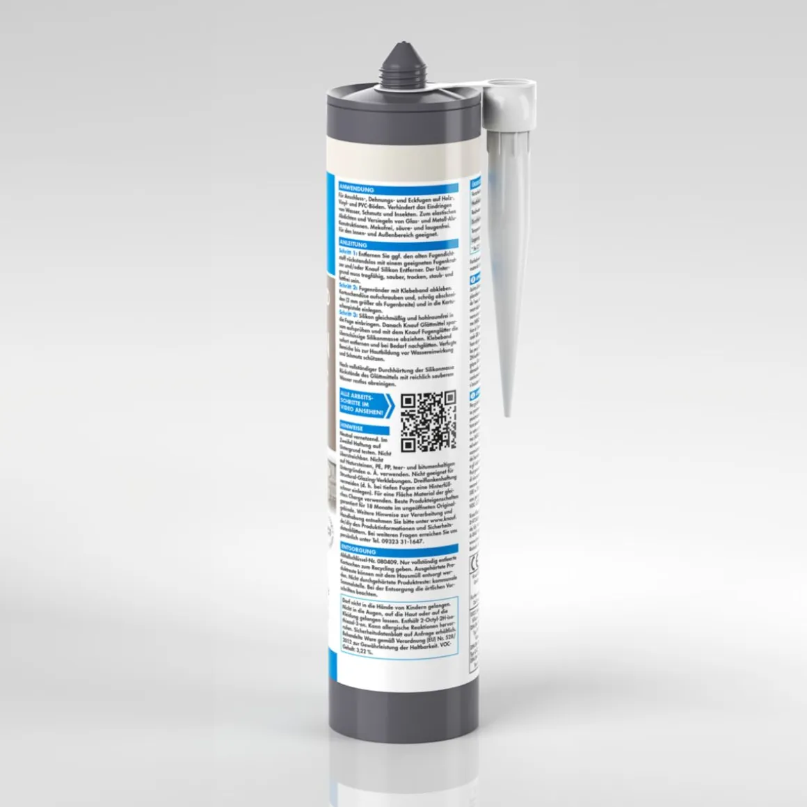 Knauf Boden u. Fenster Silikon manhattan 300ml