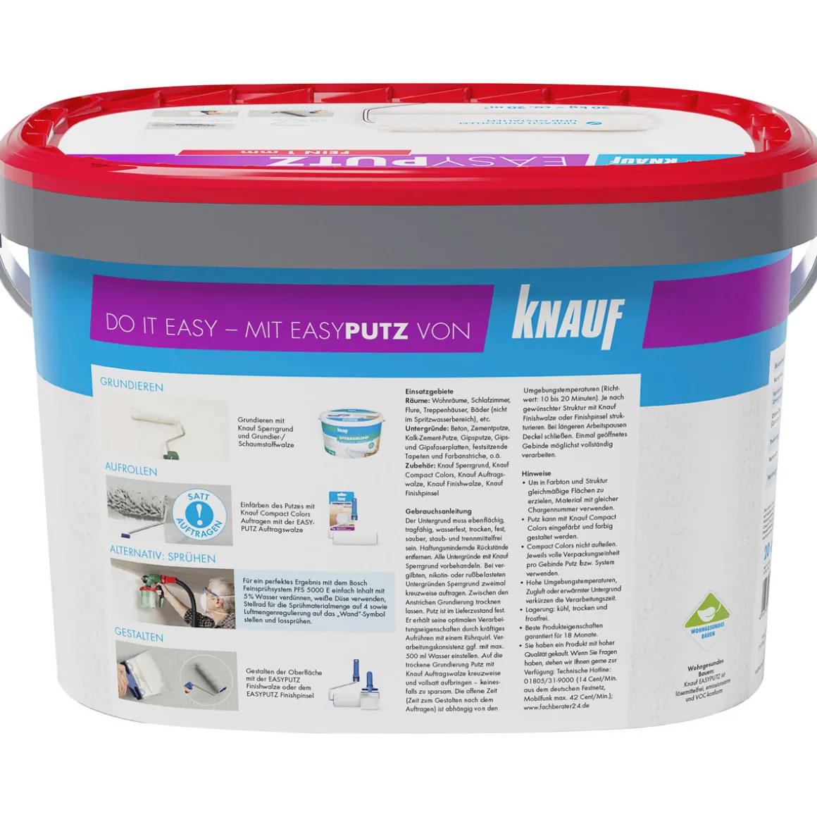 Knauf Dekorputz EASY PUTZ fein 1 mm 20 kg