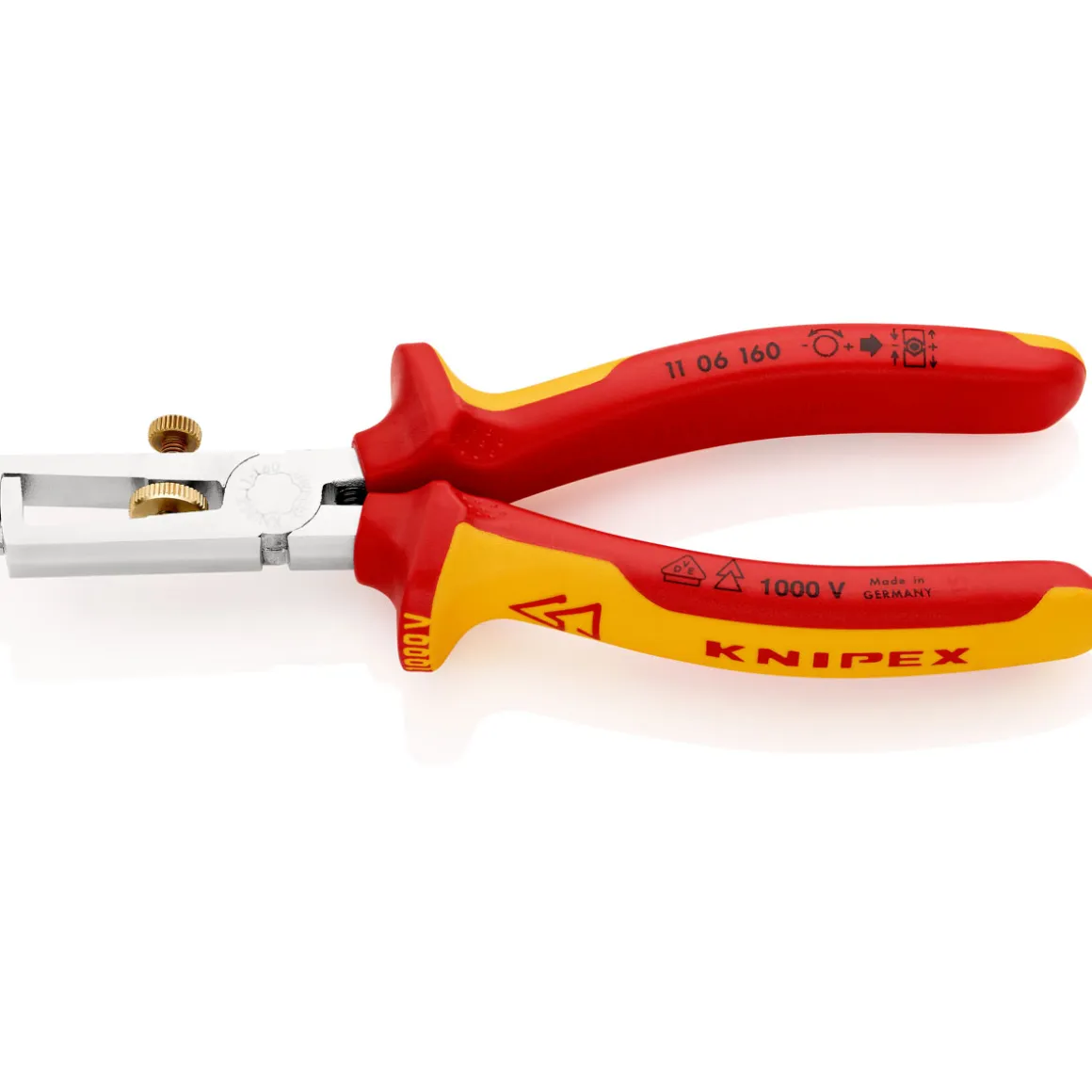 Knipex Abisolierzange VDE 16 cm