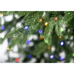 Künstlicher Weihnachtsbaum Sherwood Fichte inkl. LEDs 210 cm Grün