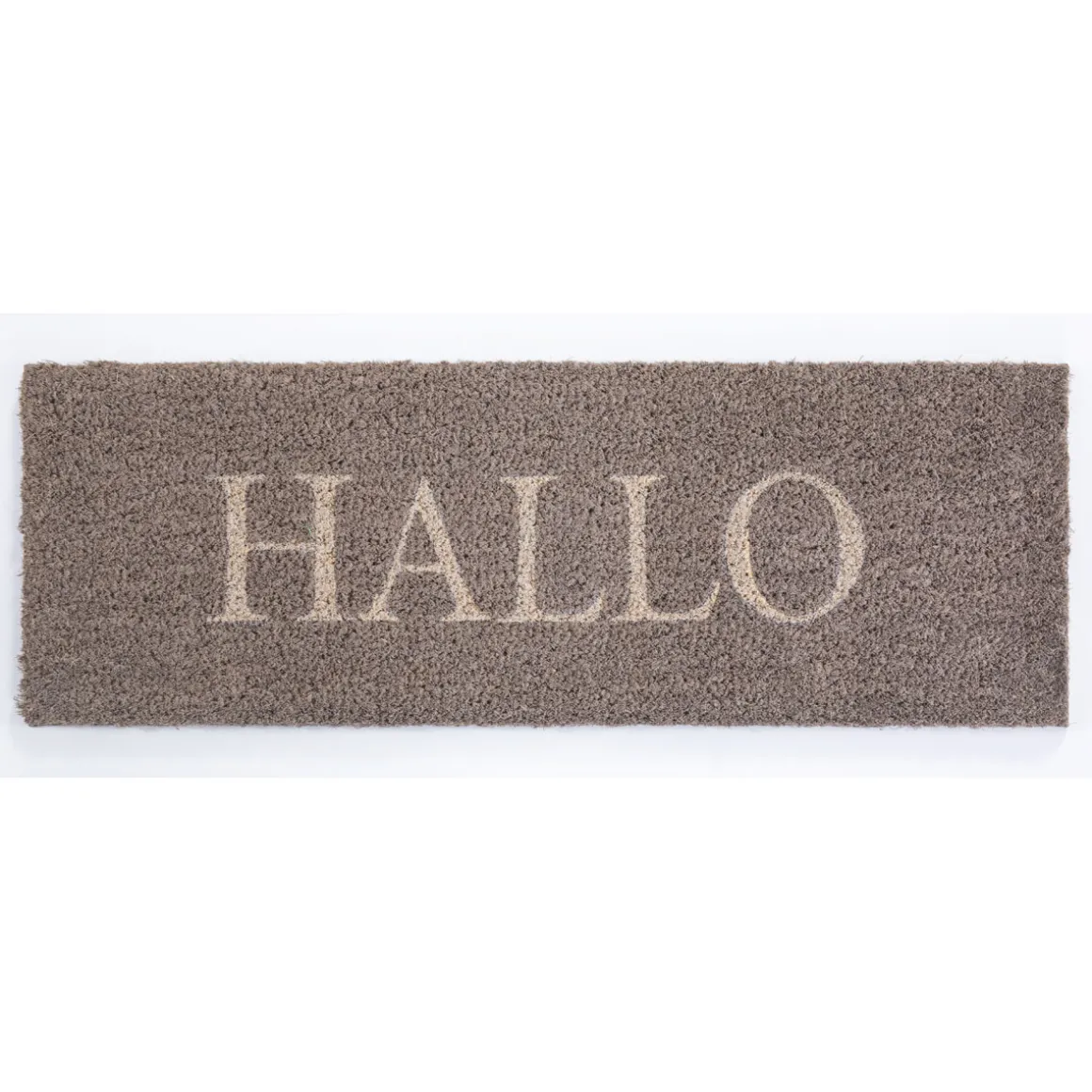 Kokosmatte Hallo 26 x 75 cm schlamm