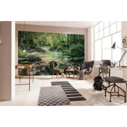 Komar Vlies Fototapete Tranquil Pool 400x250 cm