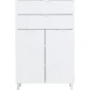 Kommode Maureen 2 Schubkästen 60 x 97 x 34 cm weiß