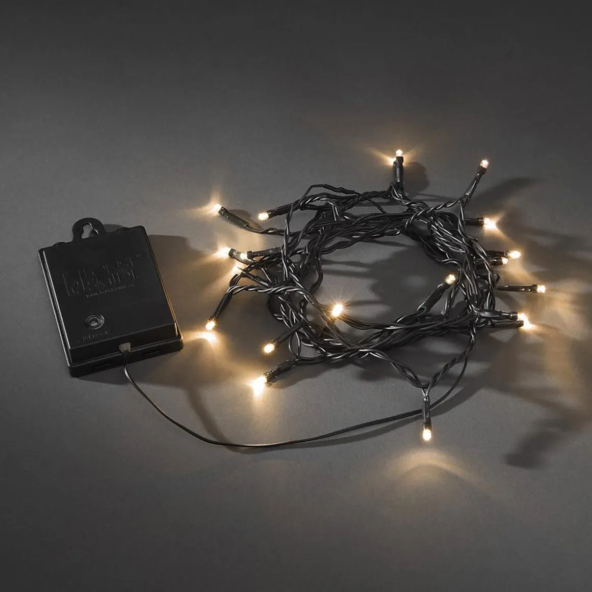 Konstsmide LED- Außenlichterkette mit Sensor und Timer 20 Dioden
