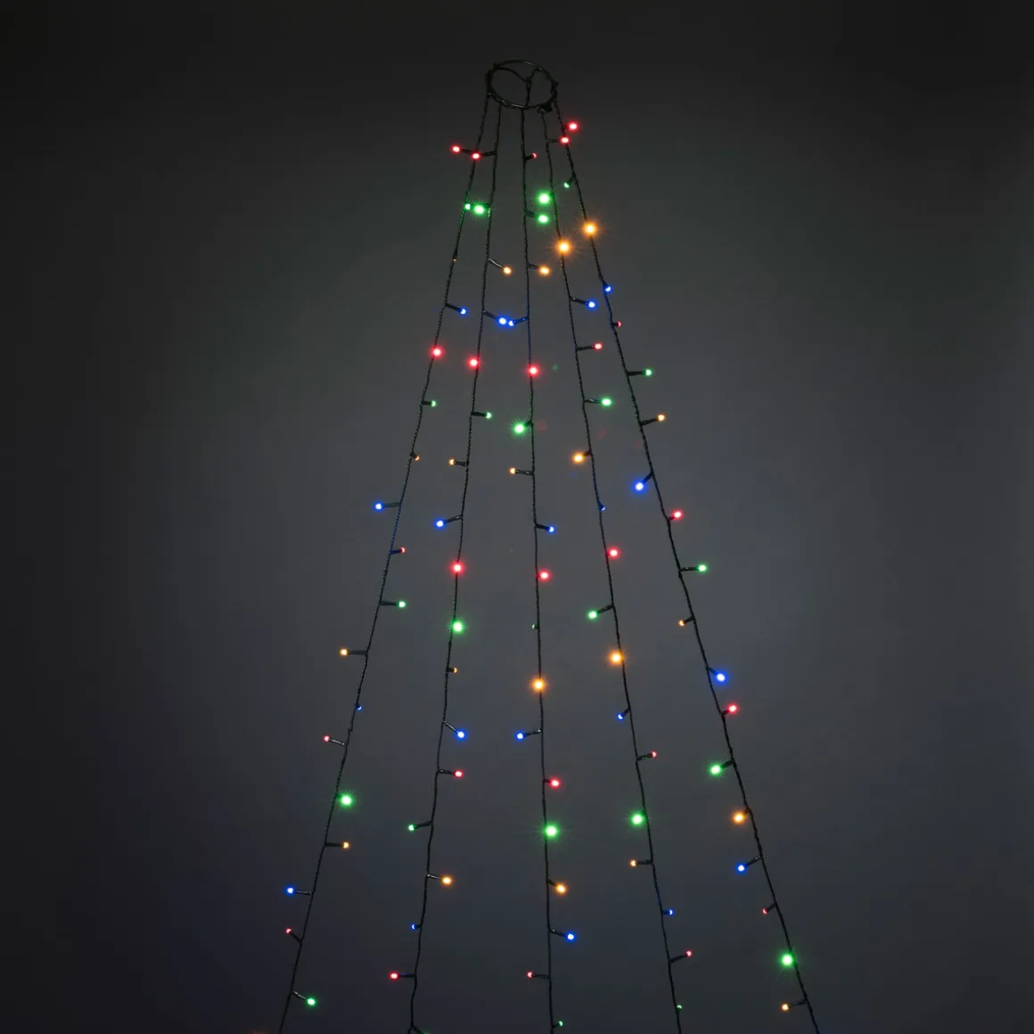 Konstsmide LED-Baummantel mit Ring Durchmesser 8,5 m 200 LEDs bunt
