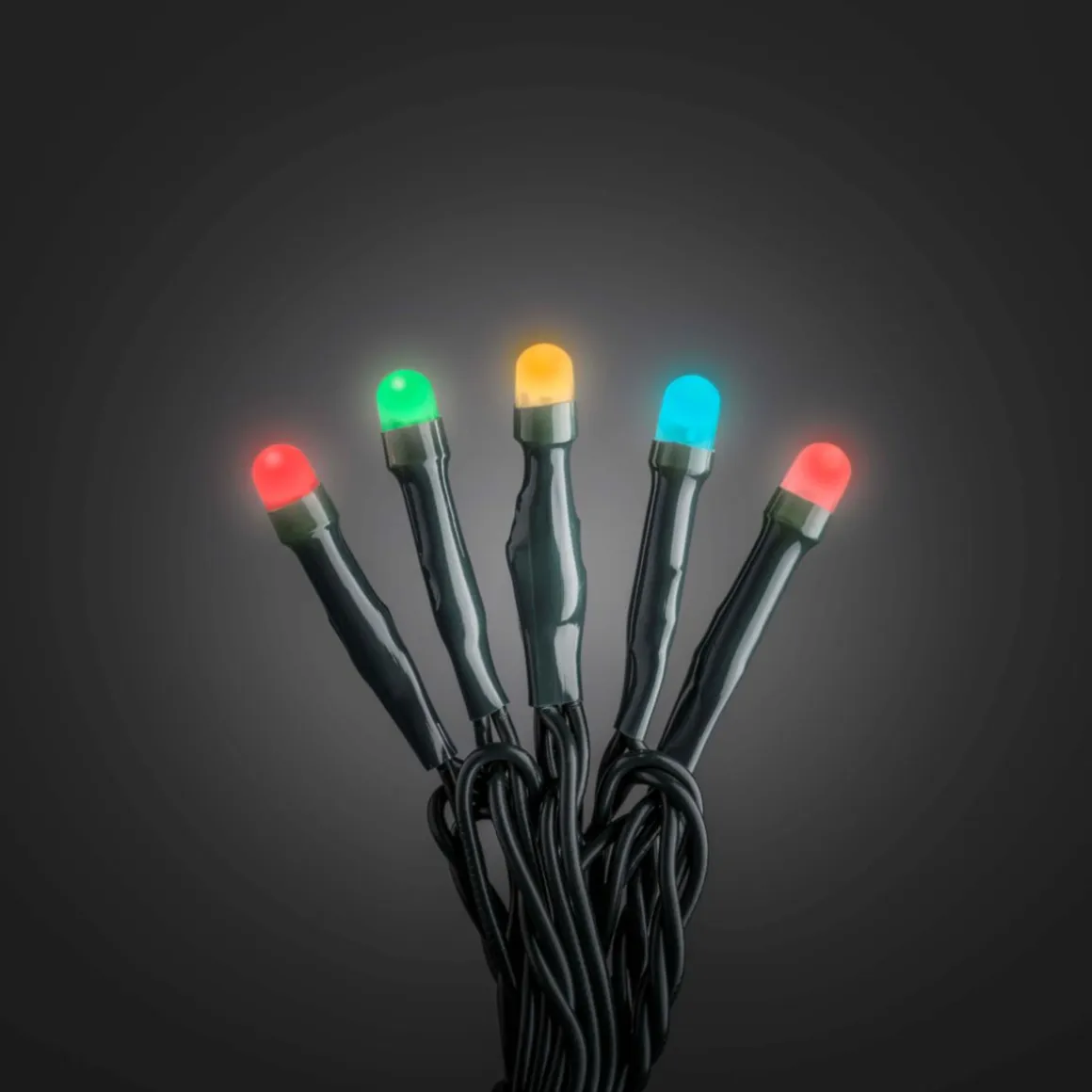 Konstsmide Micro LED Lichterkette 35 bunte gefrostete Dioden