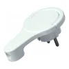 Kopp Extraflacher Winkelstecker weiß 1,5 mm²