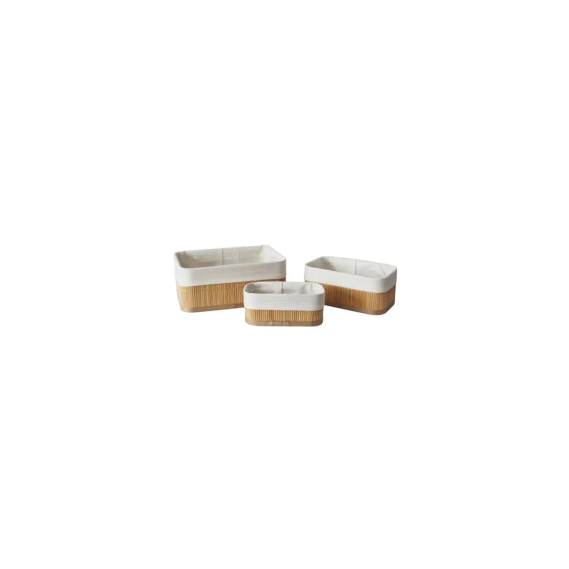 Korb-Set Bambus 3-teilig