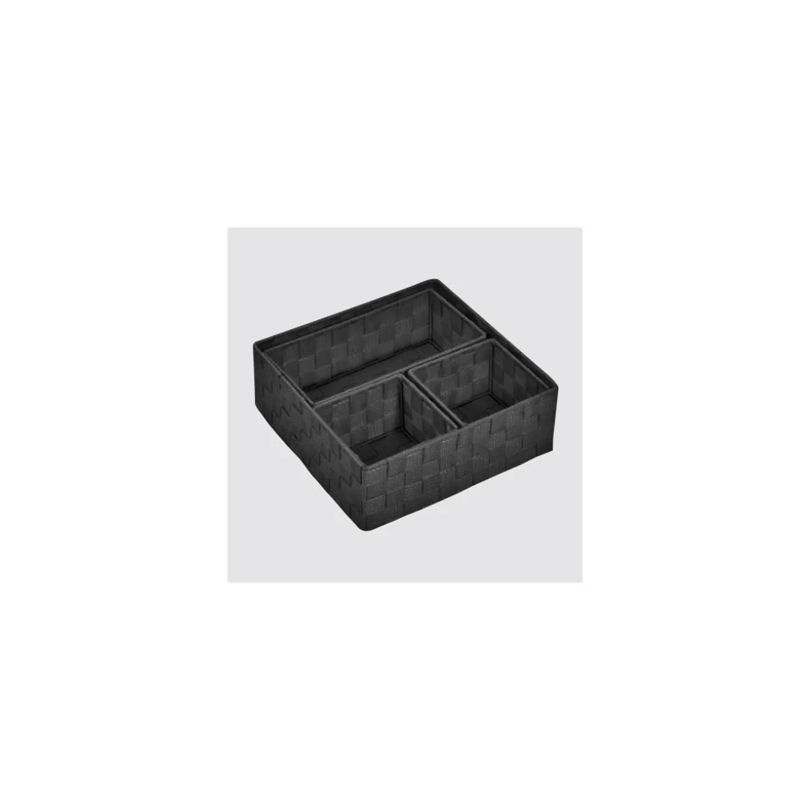 Korb-Set Scandi 4-teilig schwarz