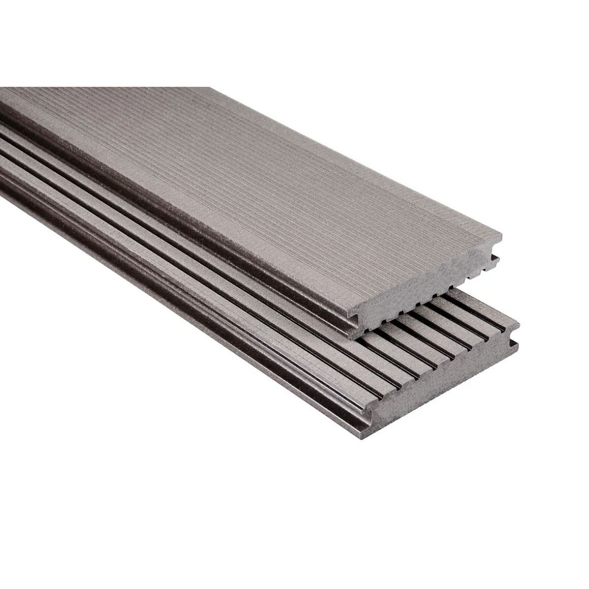 Kovalex Bodendiele Vollprofil gebürstet graubraun 26 x 145 mm