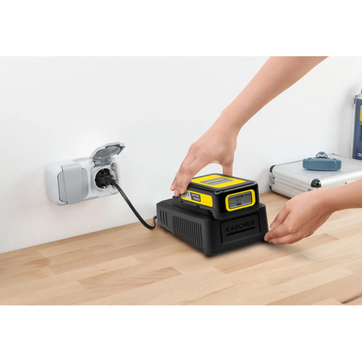 Kärcher Akku und Ladegerät Starter Kit Battery Power 18/25
