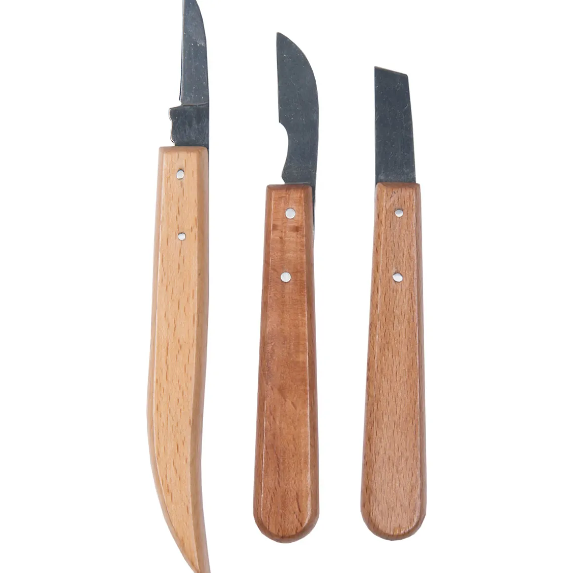 Krone Kerbschnitzgarnitur 3 teilig