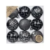 Kugelset 6cm Shella Black