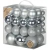Kugelset 4-8cm Winter Silver