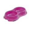 Kunststoffnapf transparent pink 2 x 325ml