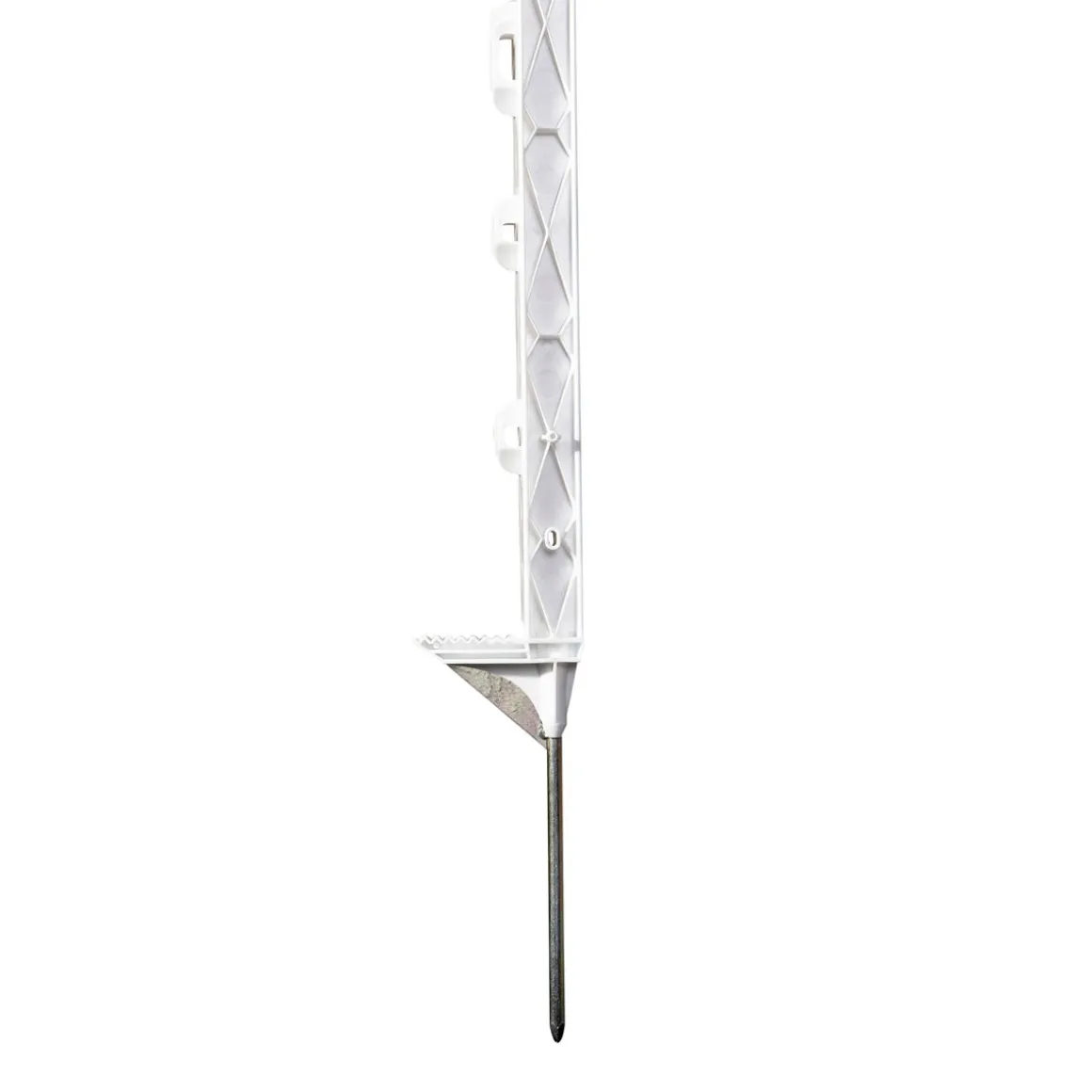 Kunststoffpfahl Titan Plus 110 cm weiß 5 Stück