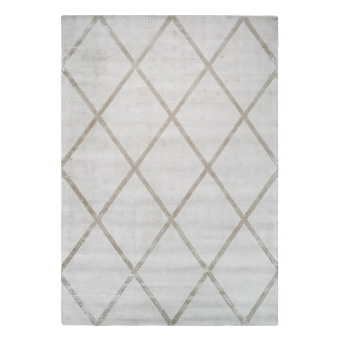 Kurzflorteppich „Luxury 210“ Elfenbein/Taupe, 120x170cm