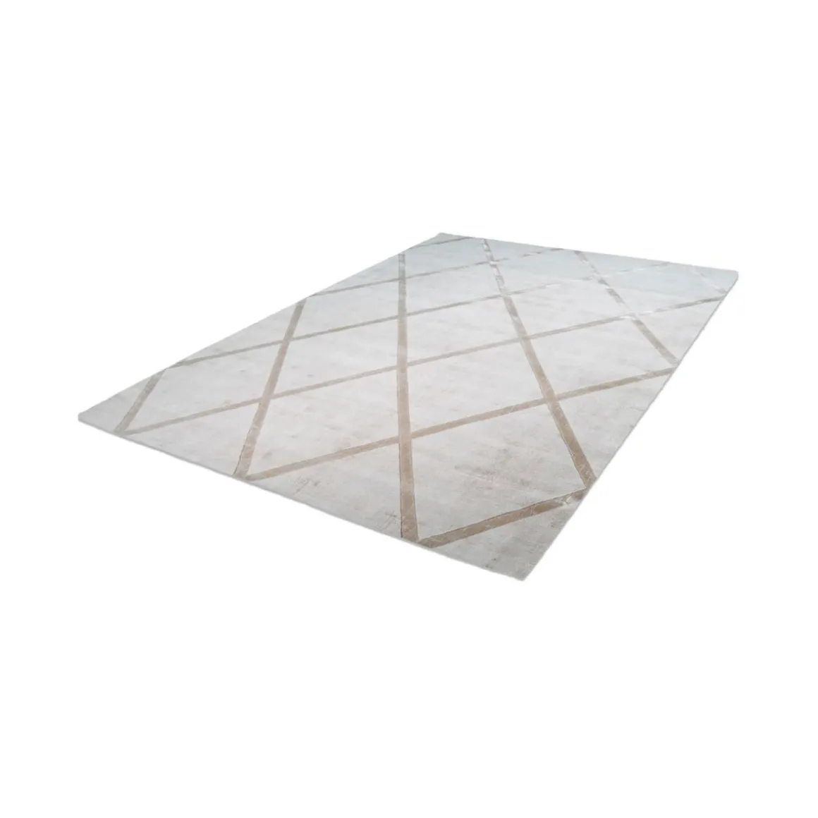 Kurzflorteppich „Luxury 210“ Elfenbein/Taupe, 200x290cm