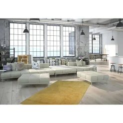 Kurzflorteppich „Luxury 110“ Gelb, 120x170cm