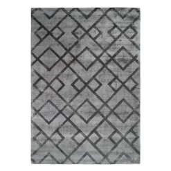Kurzflorteppich „Luxury 310“ Grau/Anthrazit, 200x290cm