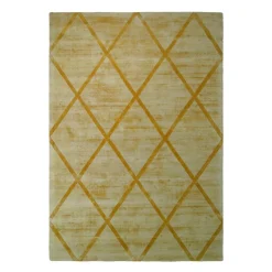 Kurzflorteppich „Luxury 210“ Gelb, 200x290cm