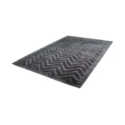 Kurzflorteppich „Luxury 410“ Grau/Anthrazit, 120x170cm