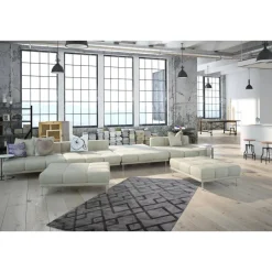 Kurzflorteppich „Luxury 310“ Grau/Anthrazit, 160x230cm
