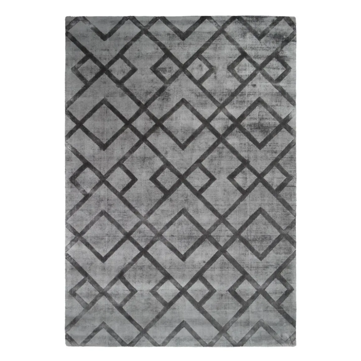 Kurzflorteppich „Luxury 310“ Grau/Anthrazit, 80x150cm