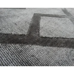 Kurzflorteppich „Luxury 310“ Grau/Anthrazit, 80x150cm