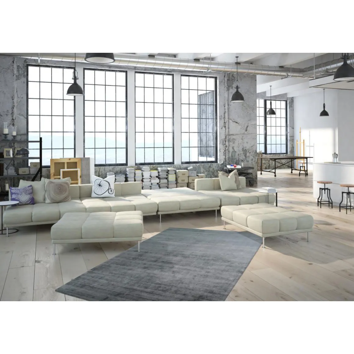 Kurzflorteppich „Luxury 110“ Mint, 80x150cm