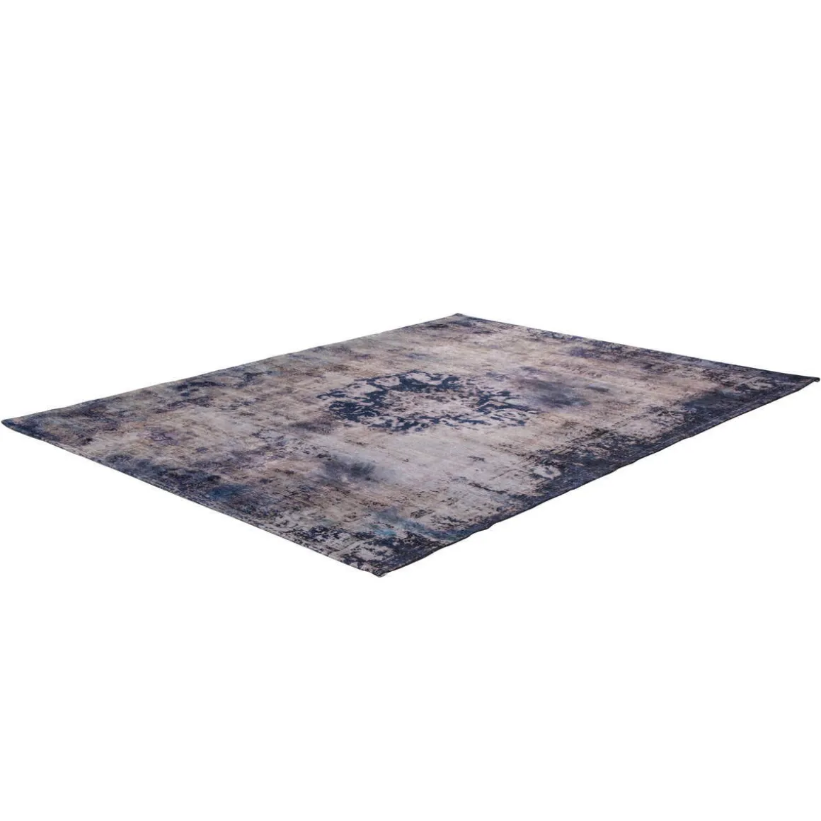 Kurzflorteppich Vintage 8403 blau