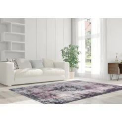 Kurzflorteppich „Vintage 8403“, anthrazit