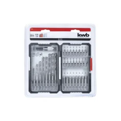 kwb Bit-Bohrerbox 33 teilig inklusive L-Box