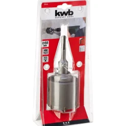kwb Hohlbohrkrone mit Schaft und Zentrierbohrer SDS Plus Durchmesser 66 mm