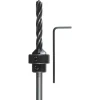 kwb Holzspiralbohrer-Set mit Aufstecksenker und Tiefenstop 3 teilig Durchmesser 4 mm