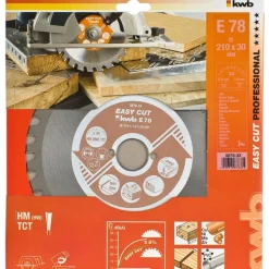 kwb Kreissägeblätter Easy Cut für Handkreissägen Durchmesser 210x30 mm