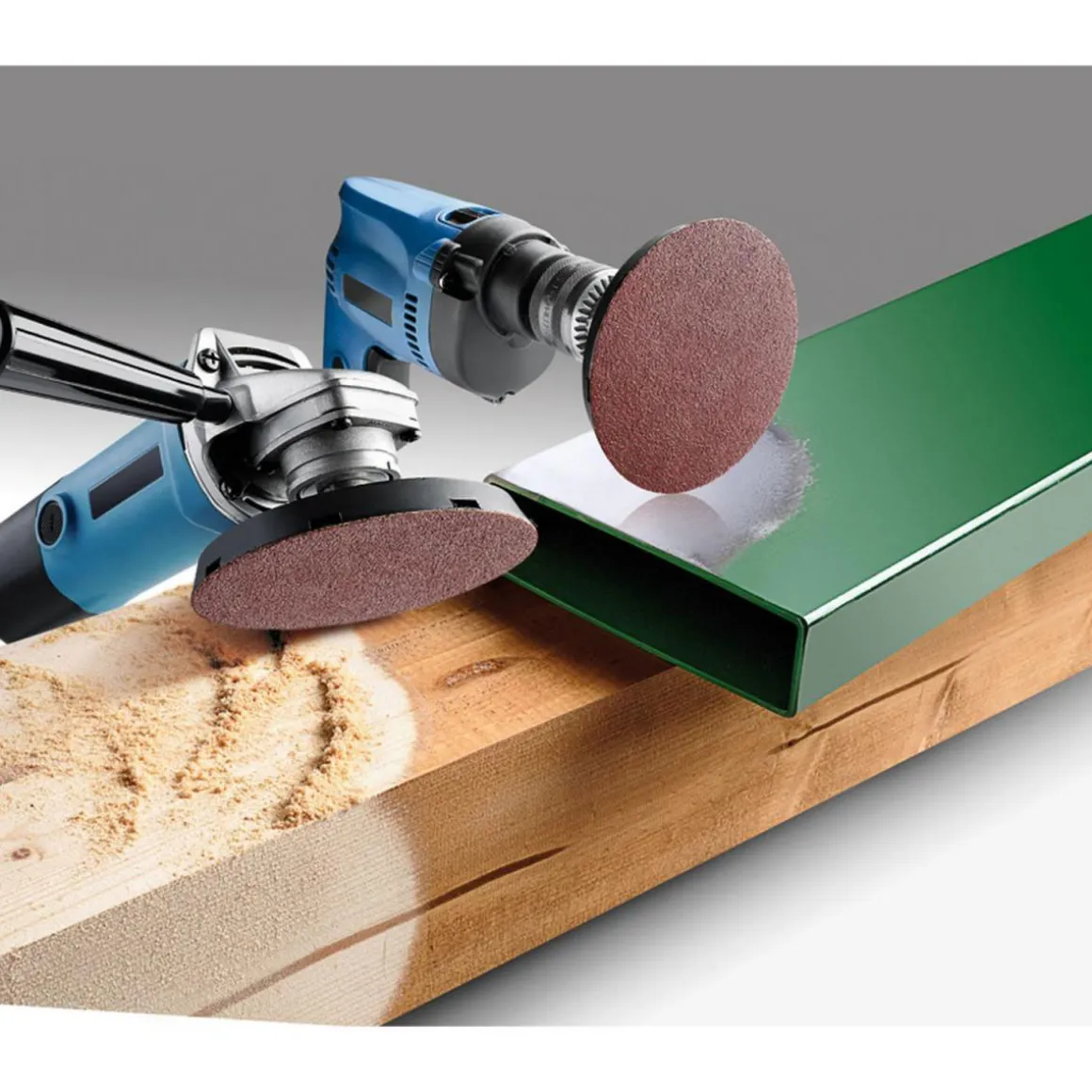 kwb Schleifscheiben Quick-Stick Holz und Metall Durchmesser 125 mm K40