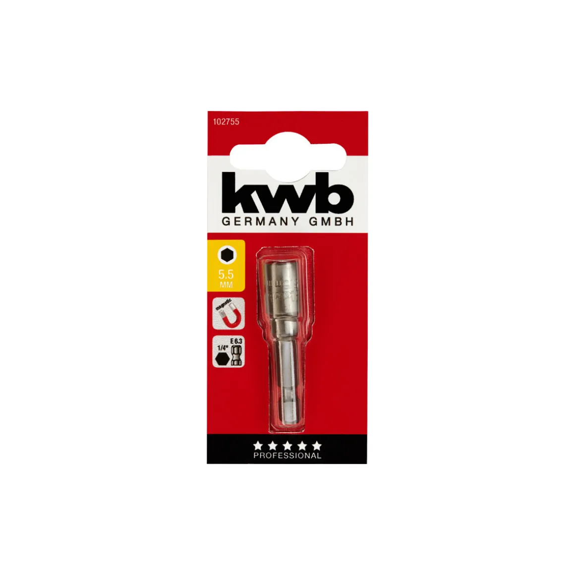 kwb Sechskant-Steckschlüssel 5,5 mm