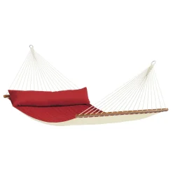 La Siesta Gefütterte Kingsize-Stabhängematte Alabama Red Pepper