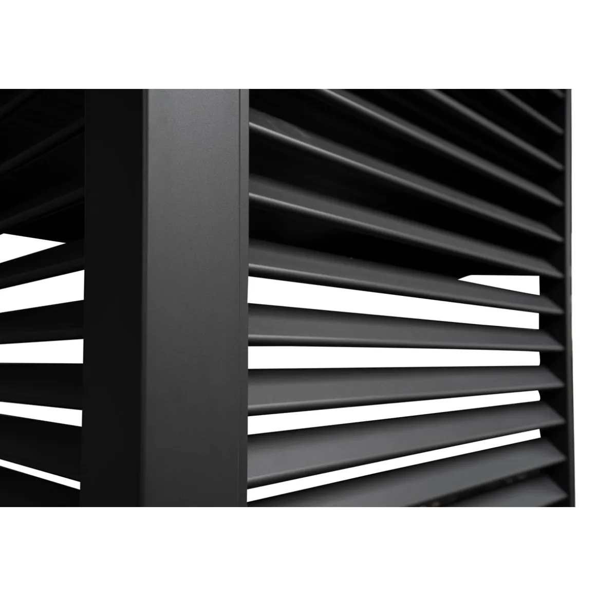 Lamellenwand 300-Serie anthrazit 0,9 x 2,4 m
