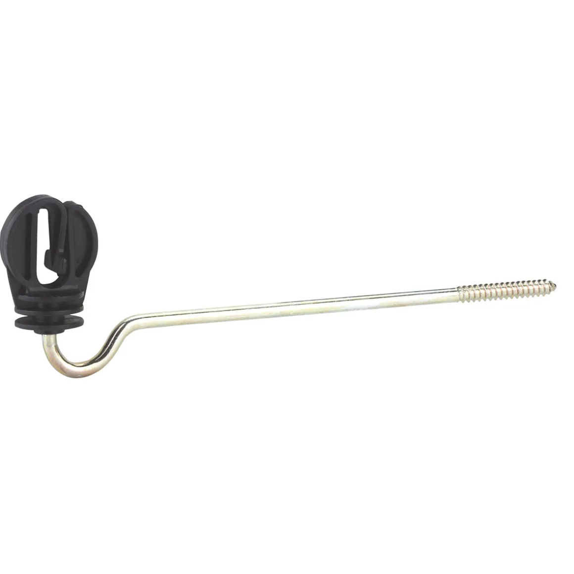 Langstiel-Bandisolator 22 cm schwarz 10 Stück